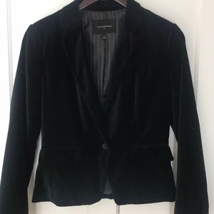 Banana Republic Black Velvet Jacket